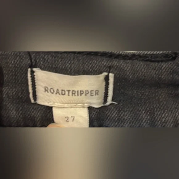 Madewell by J. Crew Women’s Size 27 Gray Roadtripper High Waist Cropped Jeans - Picture 4 of 10